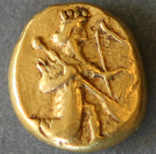 Ancient Persian gold Daric coin